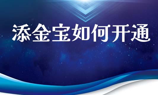 添金宝如何开通_https://m.jnbaishite.cn_金融市场_第1张