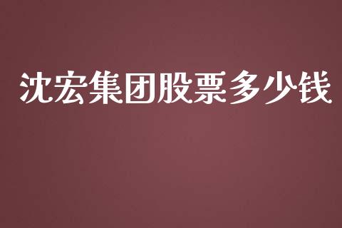 沈宏集团股票多少钱_https://m.jnbaishite.cn_投资管理_第1张