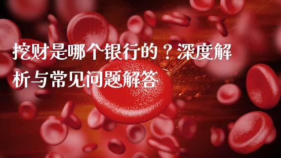 挖财是哪个银行的？深度解析与常见问题解答_https://m.jnbaishite.cn_期货研报_第1张