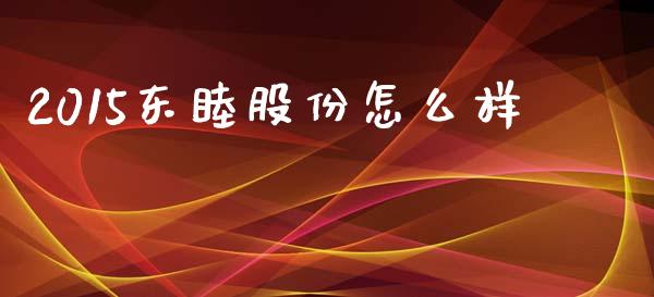 2015东睦股份怎么样_https://m.jnbaishite.cn_期货研报_第1张