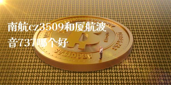 南航cz3509和厦航波音737哪个好_https://m.jnbaishite.cn_金融市场_第1张