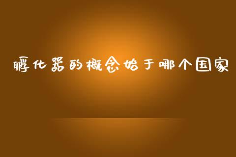 孵化器的概念始于哪个国家_https://m.jnbaishite.cn_财经新闻_第1张