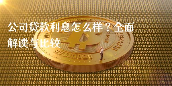 公司贷款利息怎么样？全面解读与比较_https://m.jnbaishite.cn_财经新闻_第1张