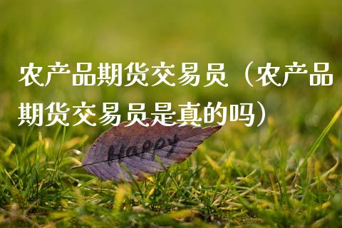 农产品期货交易员（农产品期货交易员是真的吗）_https://m.jnbaishite.cn_财经新闻_第1张