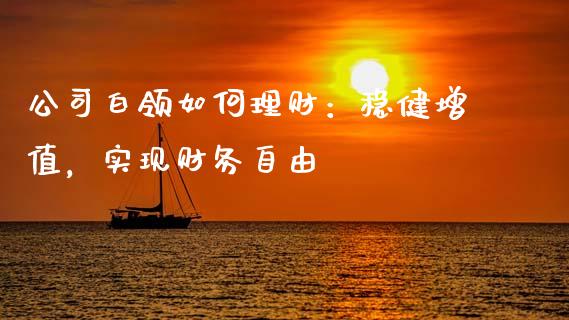 公司白领如何理财：稳健增值，实现财务自由_https://m.jnbaishite.cn_期货研报_第1张