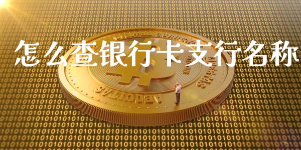 怎么查银行卡支行名称_https://m.jnbaishite.cn_期货研报_第1张