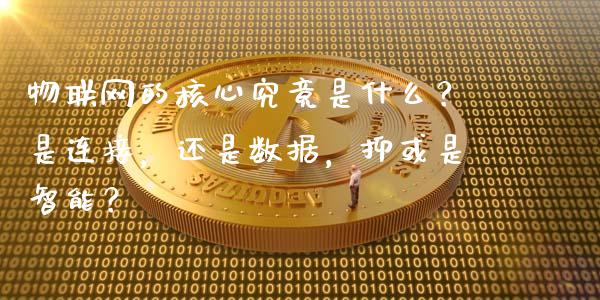 物联网的核心究竟是什么？是连接，还是数据，抑或是智能？_https://m.jnbaishite.cn_金融市场_第1张