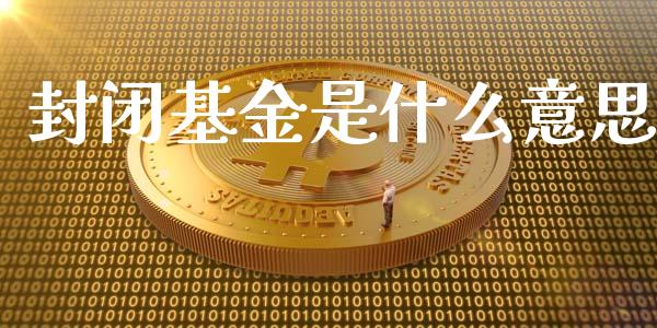 封闭基金是什么意思_https://m.jnbaishite.cn_财经新闻_第1张