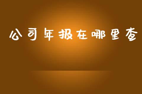 公司年报在哪里查_https://m.jnbaishite.cn_金融市场_第1张