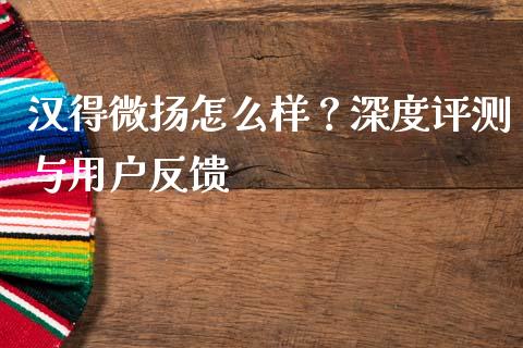 汉得微扬怎么样？深度评测与用户反馈_https://m.jnbaishite.cn_金融市场_第1张