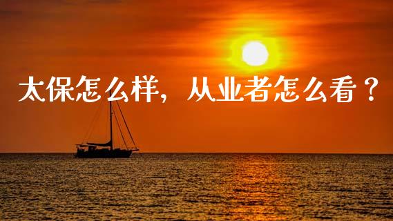 太保怎么样，从业者怎么看？_https://m.jnbaishite.cn_金融市场_第1张