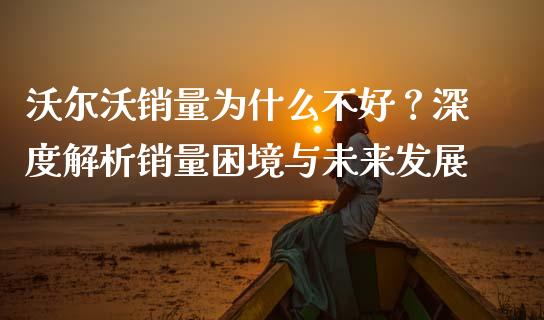 沃尔沃销量为什么不好？深度解析销量困境与未来发展_https://m.jnbaishite.cn_金融市场_第1张