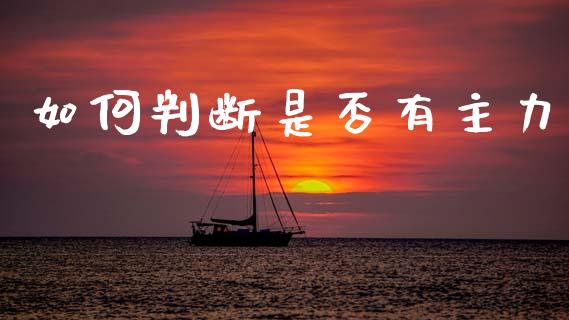 如何判断是否有主力_https://m.jnbaishite.cn_投资管理_第1张
