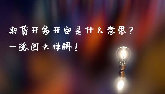 期货开多开空是什么意思？一张图文详解！_https://m.jnbaishite.cn_财经新闻_第1张