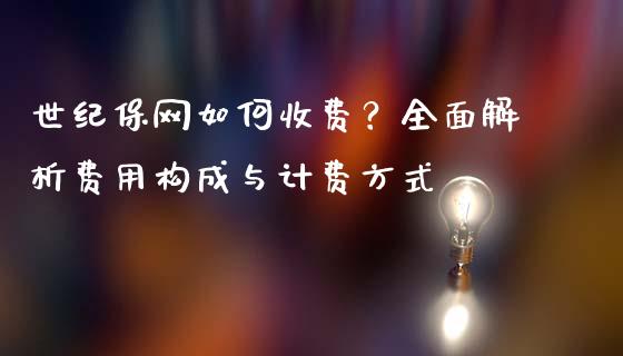 世纪保网如何收费？全面解析费用构成与计费方式_https://m.jnbaishite.cn_期货研报_第1张