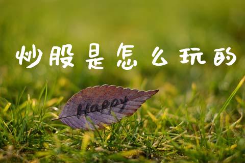 炒股是怎么玩的_https://m.jnbaishite.cn_金融市场_第1张