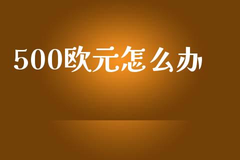 500欧元怎么办_https://m.jnbaishite.cn_金融市场_第1张