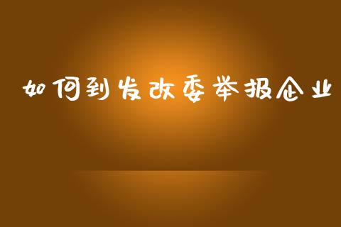 如何到发改委举报企业_https://m.jnbaishite.cn_财经新闻_第1张