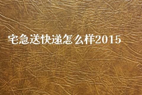 宅急送快递怎么样2015_https://m.jnbaishite.cn_投资管理_第1张