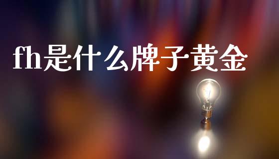 fh是什么牌子黄金_https://m.jnbaishite.cn_金融市场_第1张