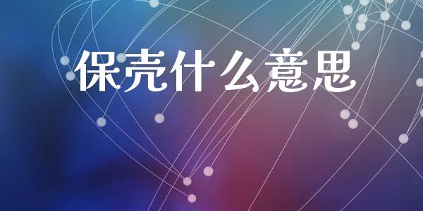 保壳什么意思_https://m.jnbaishite.cn_金融市场_第1张