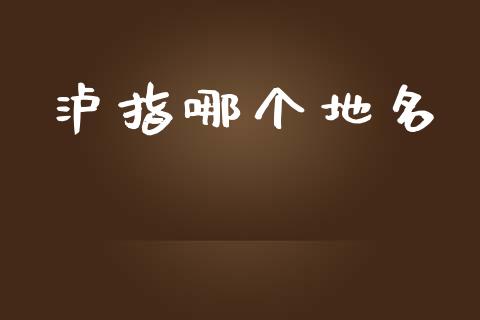 泸指哪个地名_https://m.jnbaishite.cn_期货研报_第1张