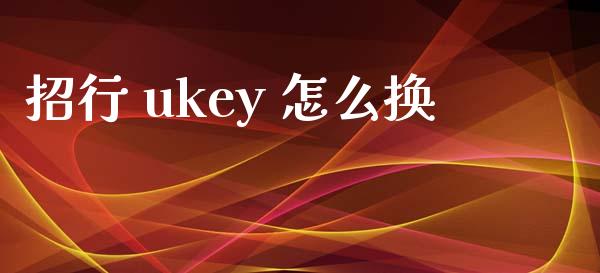 招行 ukey 怎么换_https://m.jnbaishite.cn_投资管理_第1张
