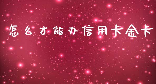 怎么才能办信用卡金卡_https://m.jnbaishite.cn_投资管理_第1张