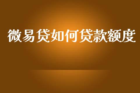 微易贷如何贷款额度_https://m.jnbaishite.cn_财经新闻_第1张