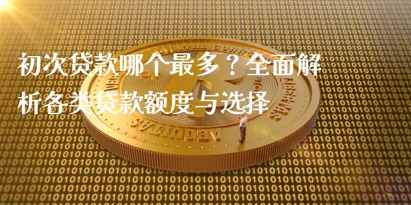 初次贷款哪个最多？全面解析各类贷款额度与选择_https://m.jnbaishite.cn_财经新闻_第1张