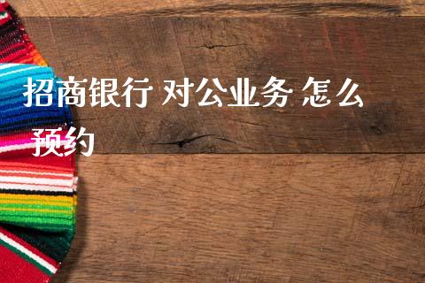 招商银行 对公业务 怎么 预约_https://m.jnbaishite.cn_金融市场_第1张
