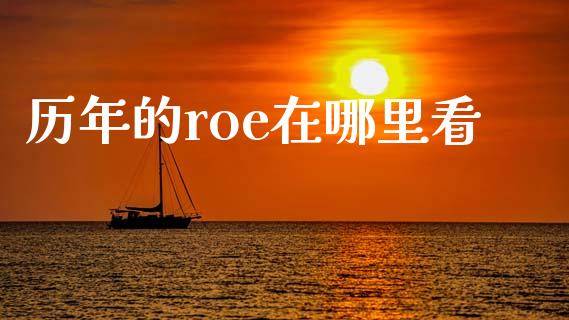 历年的roe在哪里看_https://m.jnbaishite.cn_投资管理_第1张