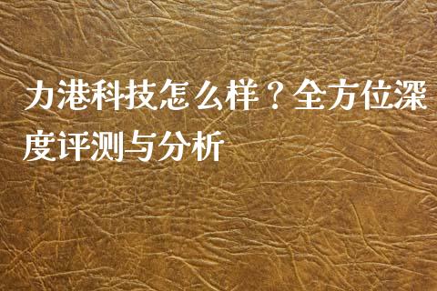 力港科技怎么样？全方位深度评测与分析_https://m.jnbaishite.cn_投资管理_第1张
