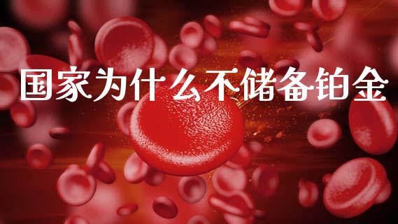 国家为什么不储备铂金_https://m.jnbaishite.cn_金融市场_第1张