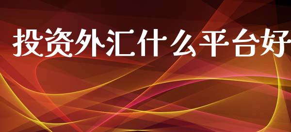 投资外汇什么平台好_https://m.jnbaishite.cn_投资管理_第1张